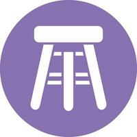 Bar Stool Vector Icon Design Illustration