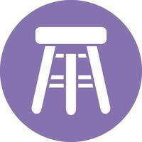 Bar Stool Vector Icon Design Illustration