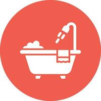 Bathtub Vector Icon Design Illustration