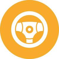 Steering wheel Vector Icon Design Illustration