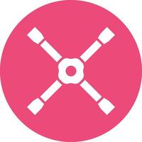 Lug wrench Vector Icon Design Illustration