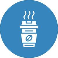 Ilustración de diseño de icono de vector de taza de café