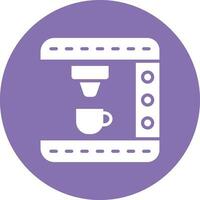 ilustración de diseño de icono de vector de máquina de café