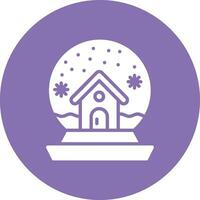 Snow globe Vector Icon Design Illustration