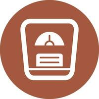 Weight Vector Icon Design Illustration