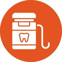 Dental Floss Vector Icon Design Illustration