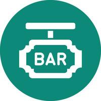 bar tablero vector icono diseño ilustración