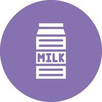 ilustración de diseño de icono de vector de leche