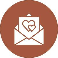 Love Letter Vector Icon Design Illustration