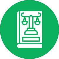 Company Law Vector Icon Design Illustration