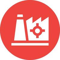 Factory Management Vector Icon Design Illustration