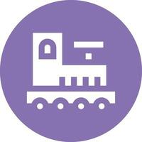 ilustración de diseño de icono de vector de tren