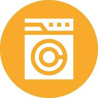 Washing machine Vector Icon Design Illustration