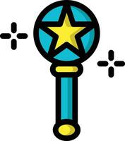 Magic wand Vector Icon Design Illustration