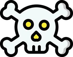 Skull Vector Icon Design Illustration