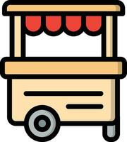 Street food Vector Icon Design Illustration