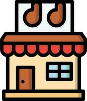 Meat shop Vector Icon Design Illustration