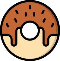 rosquilla vector icono diseño ilustración