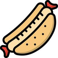 Hot dog Vector Icon Design Illustration