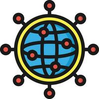 Networking Vector Icon Design Illustration
