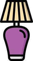 Floor Lamp Vector Icon Design Illustration