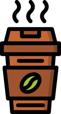 Coffee Cup Vector Icon Design Illustration