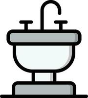 Sink Vector Icon Design Illustration