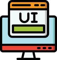 User interface Vector Icon Design Illustration