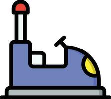 Bumper Car Vector Icon Design Illustration