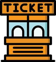 Ticket Office Vector Icon Design Illustration