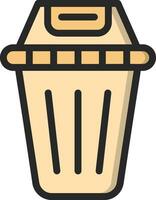 Trash Vector Icon Design Illustration