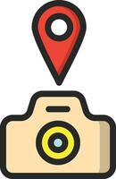 Location Vector Icon Design Illustration