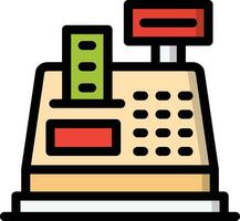 Cash Counter Vector Icon Design Illustration