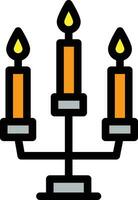 Candles Vector Icon Design Illustration