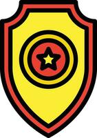 Shield Vector Icon Design Illustration