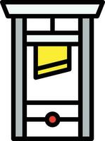 Guillotine Vector Icon Design Illustration