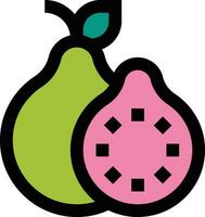 Guava Vector Icon Design Illustration