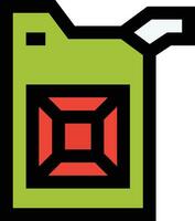 Kerosene Can Vector Icon Design Illustration