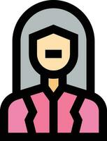 Female Vector Icon Design Illustration