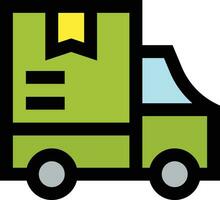 Delivery Truck Vector Icon Design Illustration