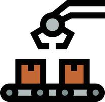 Conveyor Belt Vector Icon Design Illustration