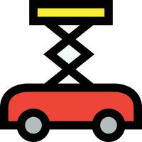 Car Jack Vector Icon Design Illustration