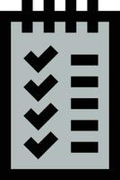 Todo List Vector Icon Design Illustration