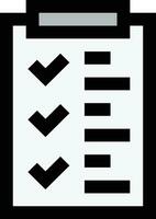 Checklist Vector Icon Design Illustration