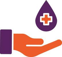 sangre donación vector icono diseño ilustración