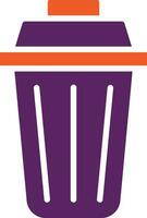 Trash Vector Icon Design Illustration
