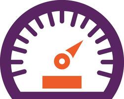 Speedometer Vector Icon Design Illustration