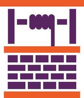 Water Well Vector Icon Design Illustration