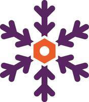 Snowflake Vector Icon Design Illustration