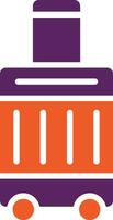 Luggage Vector Icon Design Illustration